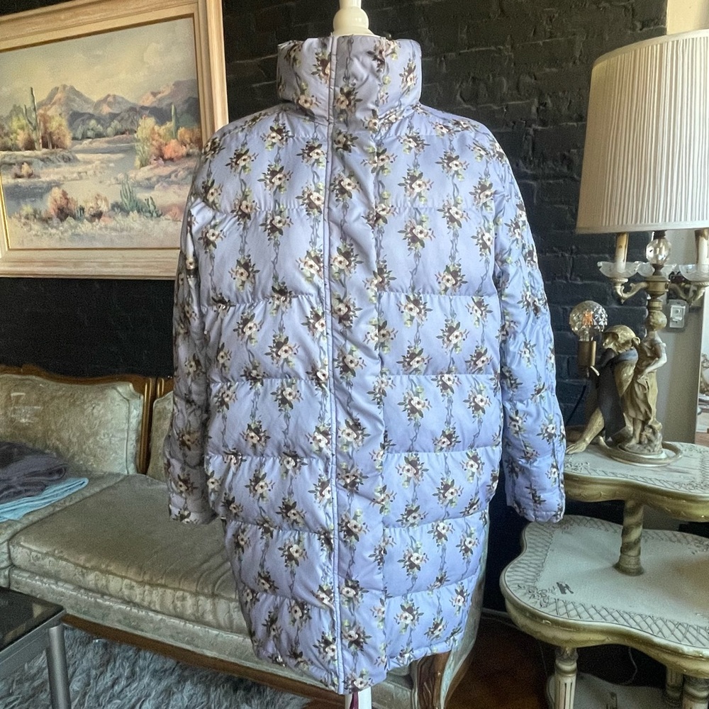 Rachel Antonoff Puffer Jacket, Floral Jemma Print, New Without Tags